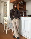 Yufit Fluffy Wool Fur Long Sleeve Cardigan