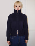 2-WAY KNIT ZIP-UP