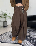 Hessia Fold Balloon Cotton Pants