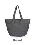 Tail Washed Big Shoulder Bag
