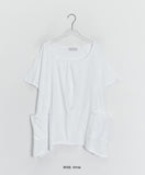 Lanahi Layered Pocket Short Sleeve Tee