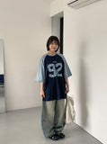 [unisex] Zenly Curve Denim Balloon Pants