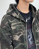 Hanoel Camo Hooded Zip-up