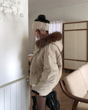 Mer Cape Duffle Fur Jumper