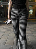 Mono Stripe Banding Pants