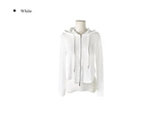 Bato See-through Feminine Hood Zip-Up