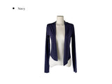 Eo Soft Slim Long Sleeve Shawl Open Cardigan