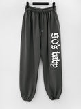 Lunte Lettering Jogger Pants