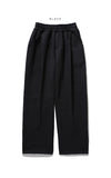 Knob Pintuck Wide Sweatpants