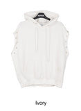Marty Eyelet Hooded Vest