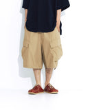 [AG] Rib stop Cargo Half Pants