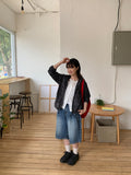 Melyu Wrinkle Summer Check Hood Shirt