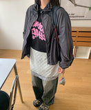Chenbi Summer Incision Mesh Wind Jumper