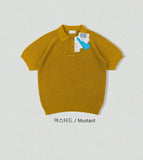 Peanut Openwork Short Sleeve Knit