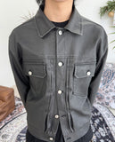 Cardan Washing Leather Jacket