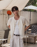 Snapd Round Short Sleeve Cardigan