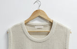 Junopi U-neck knit vest