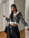 More Than Star Color Matching Two-Way Crop Hood Zip-Up