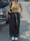 Floy One-Tuck Raw Wide Pants