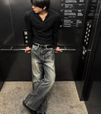 Senko Rib Half-zip Muscle Fit Knit
