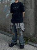 Vintage Check Denim