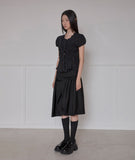 Saya Frill Puff Blouse