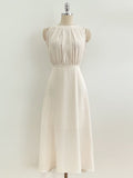 Cosette Halter Flare Long One Piece