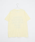 Nanade Lettering Dot Printing Loose-Fit Short Sleeve Tee