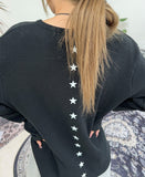 Kenz Waffle Henley Neck Long Sleeve