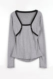 Two-way bolero cardigan top