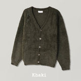 Glow Angora Y-neck Cardigan