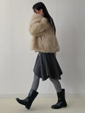 [3oz quilt] Moulin Hair Fur Jacket