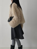 [3oz quilt] Moulin Hair Fur Jacket