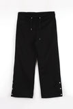 Hem slit button pants