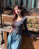 Rino Pocket Off-Shoulder Long Sleeve
