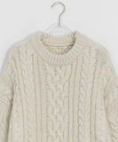 Hanme Cable Round Wool Knit