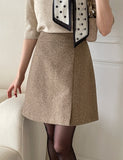 Berlin Alpaca A-Line Mini Skirt