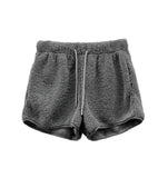Boucle Fur Dumble Casual Shorts