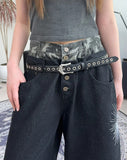 Radi camo sagging Bermuda denim pants