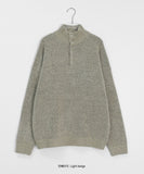 [unisex] Koriki Henry half-polar button over knit