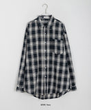 [unisex] Ritba Check Over Shirt