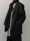 Pinble Stripe Pocket Wrap Jacket