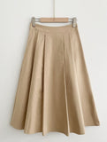 Julian Pintuck Pleats Long Skirt