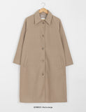 Tept Wool Collar Long Coat