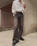 Shadow Cutting Bootcut Denim