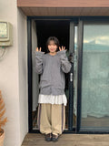[unisex] Onui Round Over Knit Cardigan