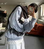 Mushroom Boucle Knit