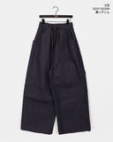 Sunb Rivet Stripe Balloon Fit Two-Way Denim Pants