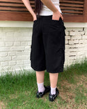 Effen Cargo Pocket Button Bermuda Pants