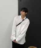 Bohemian pleated shirt